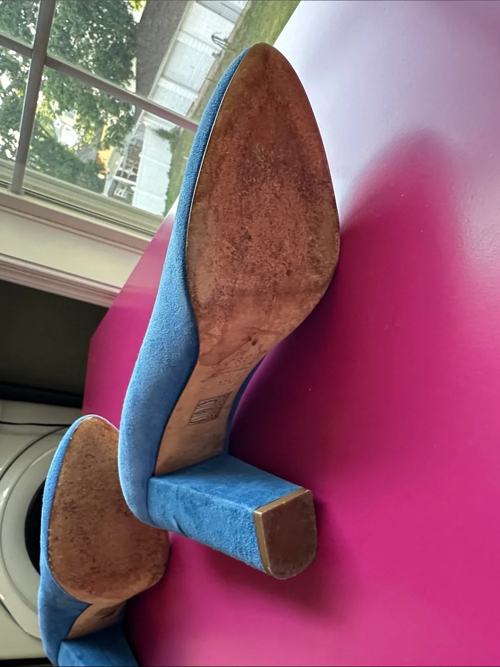 J. Crew Blue Suede Pointed Toe Pumps